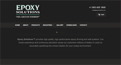 Desktop Screenshot of epoxysolutions.com