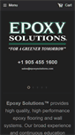 Mobile Screenshot of epoxysolutions.com